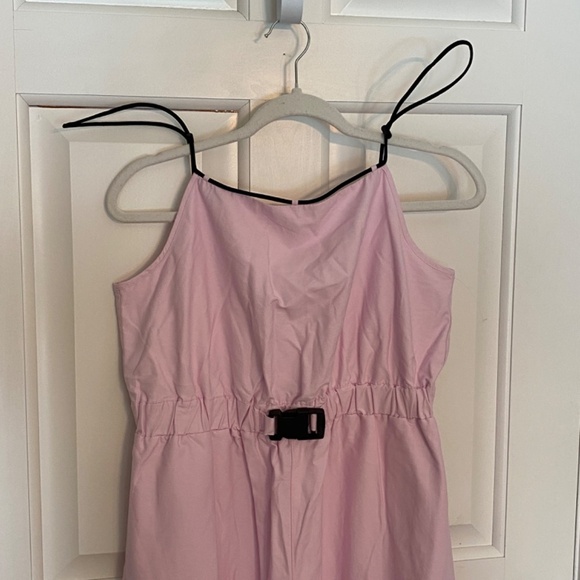 NEW Free People Movement Star Player Wide Leg Overall Jumpsuit Pink 33432 - Picture 5 of 14